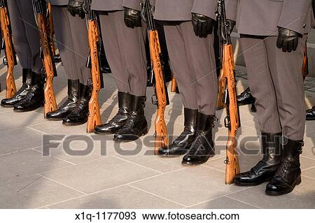 Warsaw Poland: Honor guards stand in memory of president Lech Kaczynski who died in a plane crash View Large Photo Image Stock Image - Warsaw Poland: Honor guards stand in memory of president Lech Kaczynski who died in a plane crash. Fotosearch