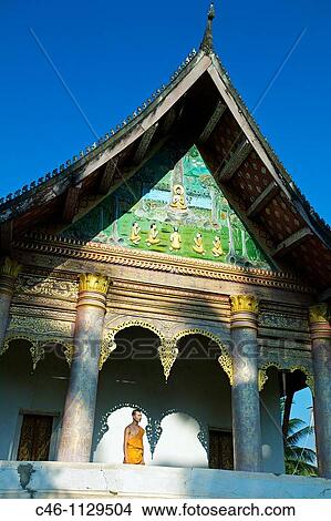 Picture - Wat Aham. Luang Prabang. Laos.. Fotosearch
