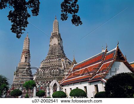 Wat Arun Palace, Bangkok, Thailand View Large Photo Image Stock Image - Wat Arun Palace, Bangkok, Thailand. Fotosearch