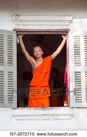 Wat Nong Sikhounmuang in Luang Prabang, Laos. View Large Photo Image Stock Photography - Wat Nong Sikhounmuang in Luang Prabang, Laos.. Fotosearch