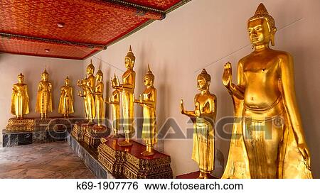 Wat Pho is a Buddhist temple in Phra Nakhon district, Bangkok, Thailand View Large Photo Image Stock Photograph - Wat Pho is a Buddhist temple in Phra Nakhon district, Bangkok, Thailand. Fotosearch