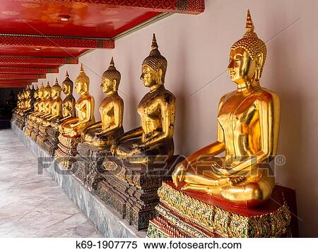 Wat Pho is a Buddhist temple in Phra Nakhon district, Bangkok, Thailand View Large Photo Image Stock Photography - Wat Pho is a Buddhist temple in Phra Nakhon district, Bangkok, Thailand. Fotosearch