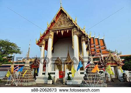 Wat pho temple which is one of the biggest temple situate next block to Royal Palace in Bangkok. It is famous for this huge reclining Buddha. View Large Photo Image Stock Image - Wat pho temple which is one of the biggest temple situate next block to Royal Palace in Bangkok. It is famous for this huge reclining Buddha.. Fotosearch
