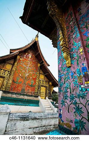 Stock Image - Wat Xieng Thong. Luang Prabang. Laos.. Fotosearch