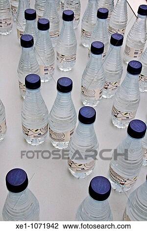 Stock Image - Water bottles. Fotosearch