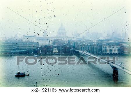 Water drops and St Paul's Cathedral, City of London, UK View Large Photo Image Stock Photography - Water drops and St Paul's Cathedral, City of London, UK. Fotosearch