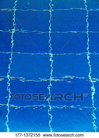 Water pattern of swimming pool with tiles pattern View Large Photo Image Stock Photography - Water pattern of swimming pool with tiles pattern. Fotosearch