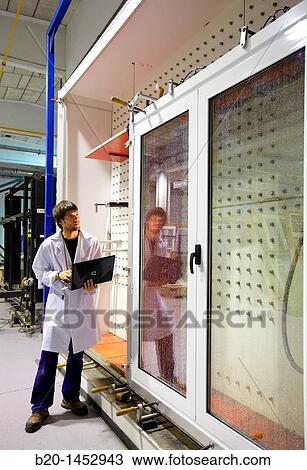 Water tightness test on aluminum window, material homologation, Technology Research Center, Tecnalia Construction, CIDEMCO-Tecnalia Research & Innovation, development of new products and innovative solutions through research and innovation View Large Photo Image Stock Image - Water tightness test on aluminum window, material homologation, Technology Research Center, Tecnalia Construction, CIDEMCO-Tecnalia Research & Innovation, development of new products and innovative solutions through research and innovation. Fotosearch