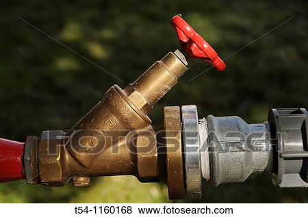 Water valve View Large Photo Image Stock Photo - Water valve. Fotosearch