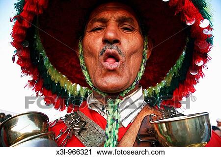 Water vendor Jemaa el-Fna Square Marrakech Morocco View Large Photo Image Stock Image - Water vendor Jemaa el-Fna Square Marrakech Morocco. Fotosearch
