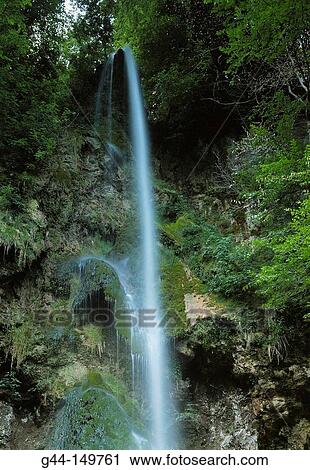 Waterfall, Bad Urach. Swabian Alb, Baden-W? rttemberg, Germany View Large Photo Image Stock Image - Waterfall, Bad Urach. Swabian Alb, Baden-W? rttemberg, Germany. Fotosearch