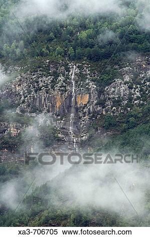 Waterfall in Ordesa National Park. Spain View Large Photo Image Stock Photography - Waterfall in Ordesa National Park. Spain. Fotosearch