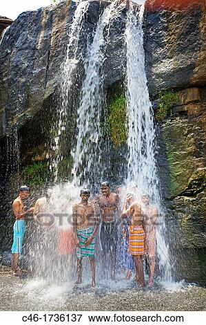 Waterfall near palu, Kerala, India. View Large Photo Image Stock Photo - Waterfall near palu, Kerala, India.. Fotosearch