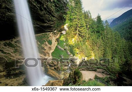 Waterfall of Pericnik - Spodnji, 52m -, Slovenia View Large Photo Image Stock Photo - Waterfall of Pericnik - Spodnji, 52m -, Slovenia. Fotosearch
