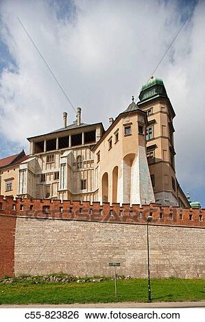 Wawel Hill and Castle, Royal Castle, Cracow, Krakow, Poland View Large Photo Image Stock Photograph - Wawel Hill and Castle, Royal Castle, Cracow, Krakow, Poland. Fotosearch