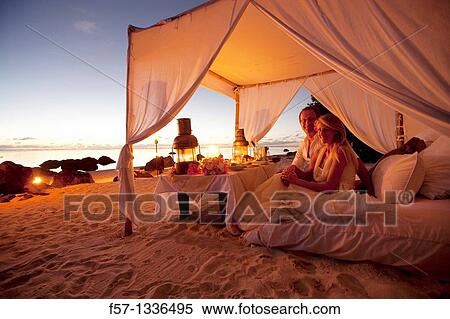Stock Photography - Wedding. Aitutaki in The Cook Islands. Fotosearch