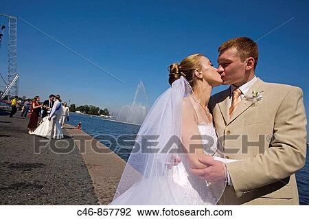 Wedding by the river Neva, St. Petersburg, Russia View Large Photo Image Stock Image - Wedding by the river Neva, St. Petersburg, Russia. Fotosearch