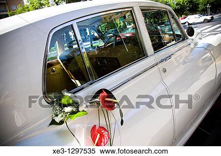 Stock Photography - Wedding car.. Fotosearch