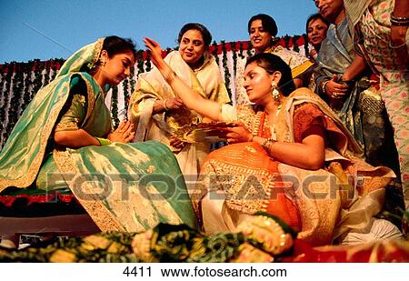 Wedding ceremony. India. View Large Photo Image Stock Image - Wedding ceremony. India.. Fotosearch