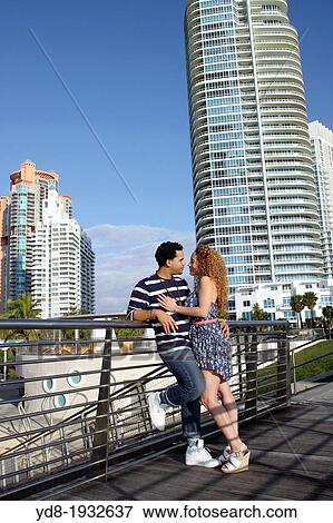 Wedding couple, Miami Beach, Florida, USA. View Large Photo Image Stock Photo - Wedding couple, Miami Beach, Florida, USA.. Fotosearch