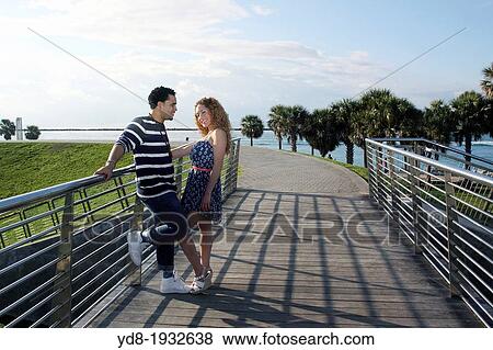 Wedding couple, Miami Beach, Florida, USA. View Large Photo Image Stock Photo - Wedding couple, Miami Beach, Florida, USA.. Fotosearch