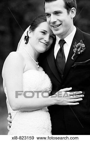Wedding couple portrait View Large Photo Image Stock Photo - Wedding couple portrait. Fotosearch