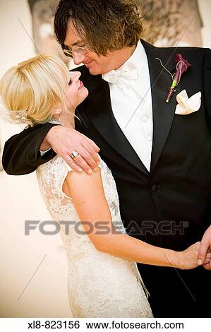Stock Photograph - Wedding couple portrait. Fotosearch