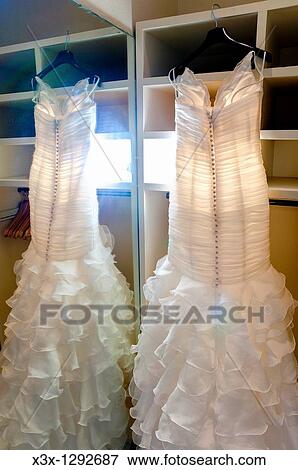 Wedding dress View Large Photo Image Stock Photo - Wedding dress. Fotosearch