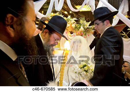 Stock Photography - Wedding, Orthodox Jews, Jerusalem, Israel. Fotosearch