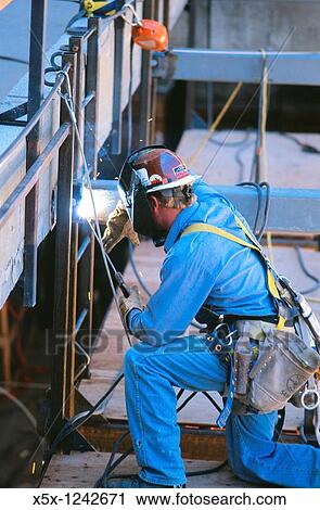 Welder working, Denver, CO, USA View Large Photo Image Stock Image - Welder working, Denver, CO, USA. Fotosearch