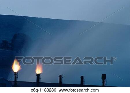 Stock Photograph - Welsh industry, UK. Fotosearch