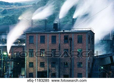 Stock Photography - Welsh industry, UK. Fotosearch