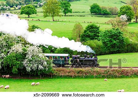 Welshpool and Llanfair Light Railway, Wales. View Large Photo Image Stock Photo - Welshpool and Llanfair Light Railway, Wales.. Fotosearch