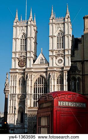 Westminster Abbey and telephone booth, London, UK View Large Photo Image Stock Photography - Westminster Abbey and telephone booth, London, UK. Fotosearch