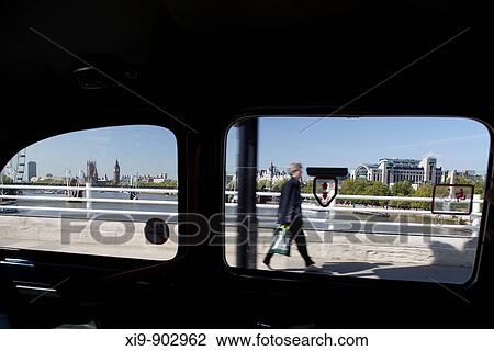 Westward view from a taxi crossing Waterloo Bridge, London, England, United Kingdom View Large Photo Image Stock Image - Westward view from a taxi crossing Waterloo Bridge, London, England, United Kingdom. Fotosearch