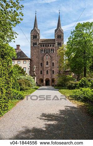 Westwork of Corvey Abbey, Hoexter, North Rhine-Westphalia, Germany, Europe View Large Photo Image Stock Photograph - Westwork of Corvey Abbey, Hoexter, North Rhine-Westphalia, Germany, Europe. Fotosearch