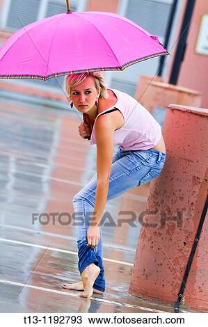 Wet feet and denim pants View Large Photo Image Stock Image - Wet feet and denim pants. Fotosearch