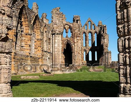 Whitby Abbey, North Yorkshire Coast, UK. View Large Photo Image Picture - Whitby Abbey, North Yorkshire Coast, UK.. Fotosearch
