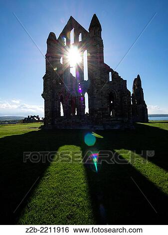 Whitby Abbey, North Yorkshire Coast, UK. View Large Photo Image Stock Photograph - Whitby Abbey, North Yorkshire Coast, UK.. Fotosearch