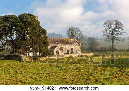Stock Photo - Whitcombe Church built in the 12th century, Whitcombe, Dorset, England, UK, Europe. Fotosearch