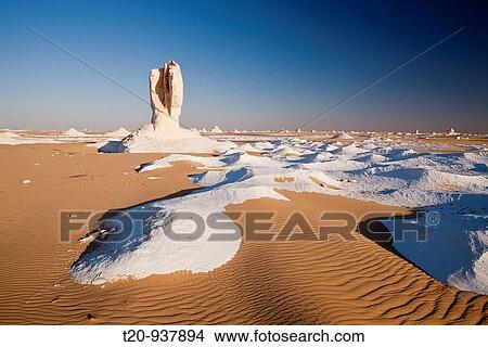 White Desert National Park, Libyan Desert, Egypt View Large Photo Image Picture - White Desert National Park, Libyan Desert, Egypt. Fotosearch