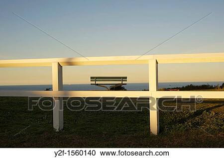 white fence by the sea View Large Photo Image Stock Image - white fence by the sea. Fotosearch