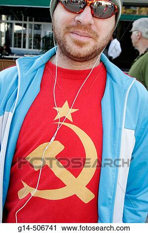 White male, hammer and sickle, communism, Soviet Union, fashion. Art Deco Weekend. Ocean Drive. Miami Beach. Florida. USA. View Large Photo Image Stock Image - White male, hammer and sickle, communism, Soviet Union, fashion. Art Deco Weekend. Ocean Drive. Miami Beach. Florida. USA.. Fotosearch