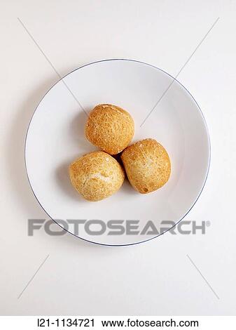 White plate with three bread rolls View Large Photo Image Stock Image - White plate with three bread rolls. Fotosearch