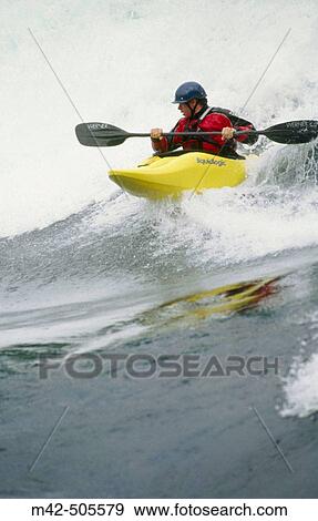 White water kayaker. Skookumchuck Rapids, British Columbia, Canada View Large Photo Image Stock Photo - White water kayaker. Skookumchuck Rapids, British Columbia, Canada. Fotosearch