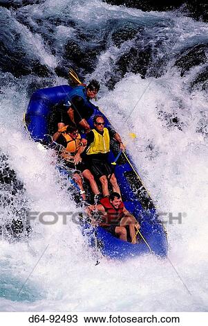 White water rafting, White Salmon River. Husum Falls, Washington, USA View Large Photo Image Stock Image - White water rafting, White Salmon River. Husum Falls, Washington, USA. Fotosearch