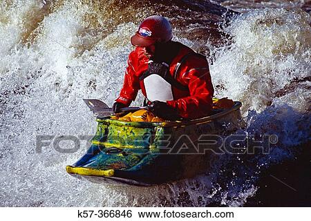 Whitewater canoe View Large Photo Image Stock Photograph - Whitewater canoe. Fotosearch