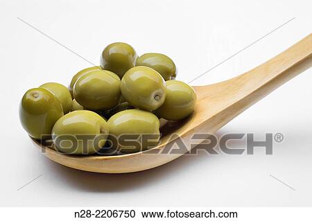 Whole pickled green olives. View Large Photo Image Stock Image - Whole pickled green olives.. Fotosearch