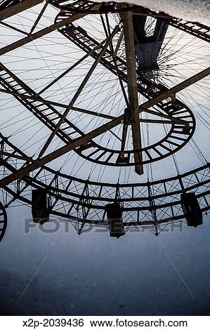 Wiener Riesenrad, Viennese giant ferris wheel, Volks-Prater amusement park, Vienna, Austria, Europe. View Large Photo Image Stock Photograph - Wiener Riesenrad, Viennese giant ferris wheel, Volks-Prater amusement park, Vienna, Austria, Europe.. Fotosearch