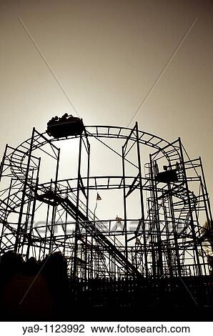 Wild mouse roller coaster ride on Pleasureland amusement park, Southport, England View Large Photo Image Stock Image - Wild mouse roller coaster ride on Pleasureland amusement park, Southport, England. Fotosearch